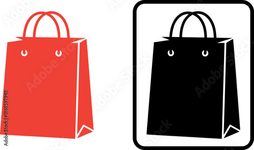 Vibrant shopping bags for retail branding and marketing needs