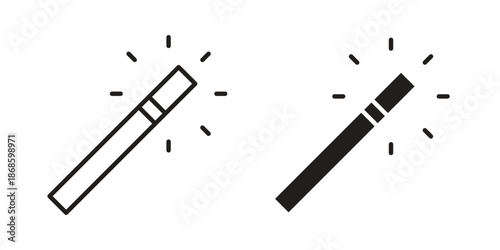 Magic wand icons for website design and development, app development. EPS10