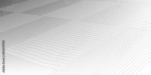 Wave of Light grey color metal roof texture background Black and white Minimalist pattern