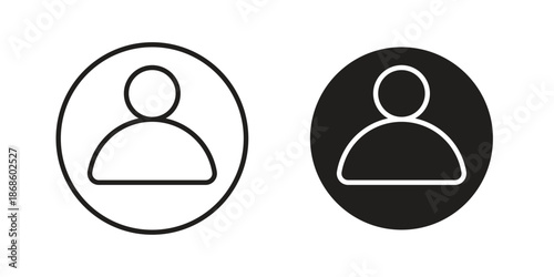 Profile icons for website design and development, app development. EPS10