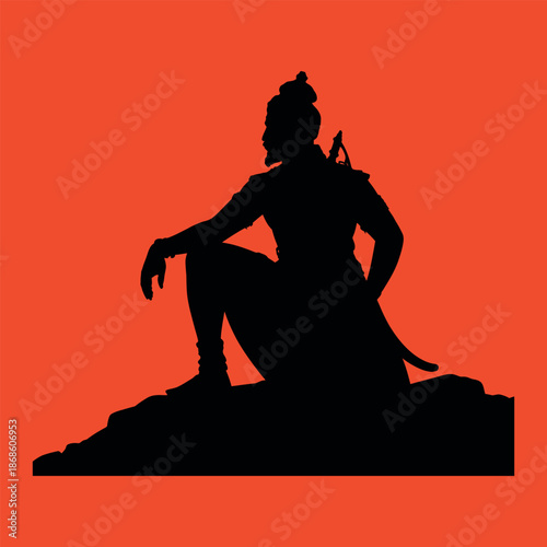 Shivaji Jayanti typography vector t-shirt print