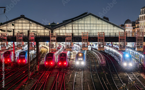 Εκτύπωση καμβά Gare Saint-Lazare station in Paris, France