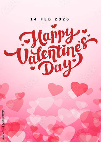 Happy Valentine's Day card, Valentine's Day 14 Feb