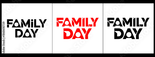 Family day logo variations