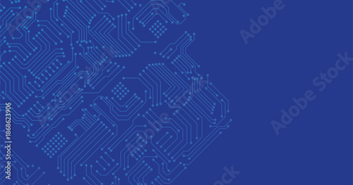 Circuit technology background with hi-tech digital data connection system and computer electronic design. 