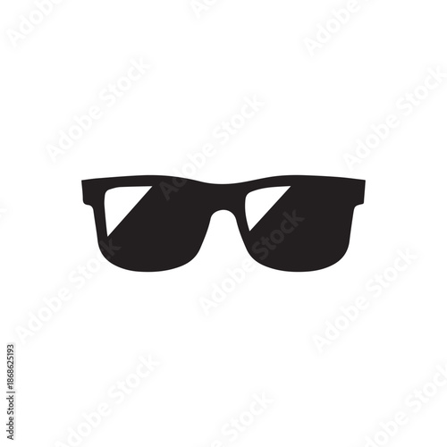 Sunglasses Icon Isolated on White Background. Vector Illustration.
