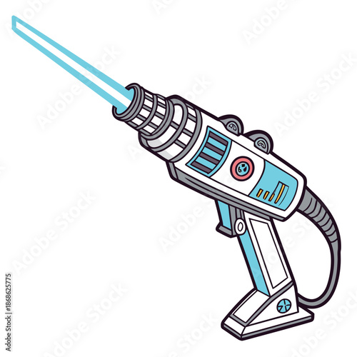 Retro sci-fi raygun