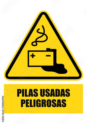 Pilas usadas peligrosas