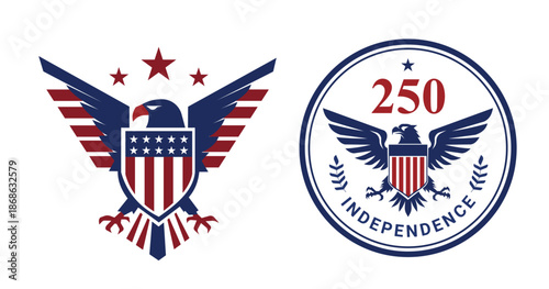 4th of july vector illustration,Patriotic American Eagle Independence Day Artwork