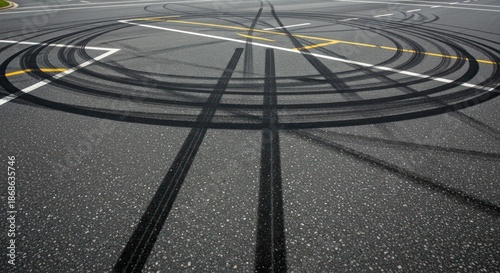 Racing Circuit Track Surface.