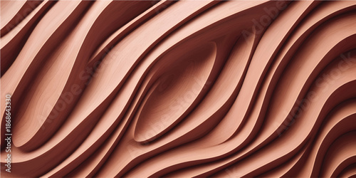 Luxury red silk and brown chocolate backgrounds feature flowing satin waves and smooth liquid swirls of red and white chocolate with a shiny soft texture