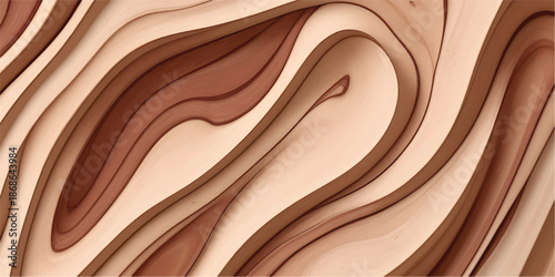 Brown wooden texture background with realistic wood grain surface for interior walls, furniture panels, flooring visuals and professional design mockups