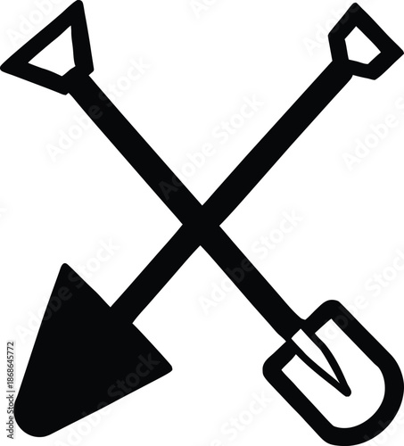 Old rusty tools texture style illustration 