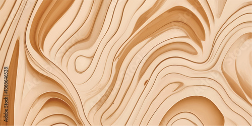 A natural brown wood grain texture background features an old hardwood plank surface with a rough timber pattern and organic tree material design for a rustic oak panel or floor