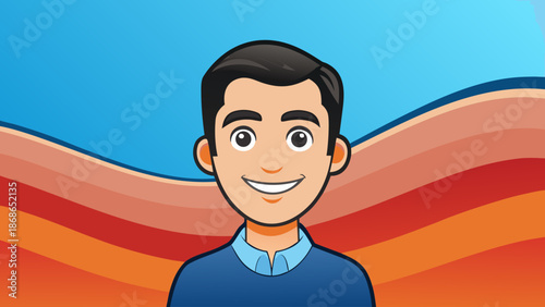 Illuminated divine figure amidst ornate pattern Vector