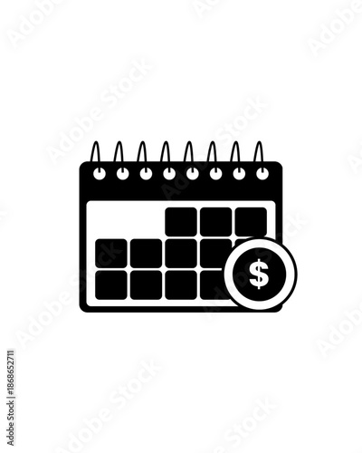 Expense Planning Calendar Icon