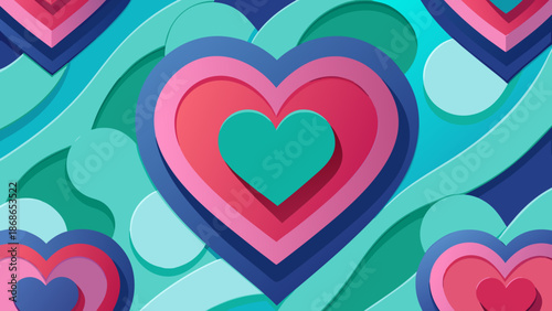 Heart isolated on white background Vector