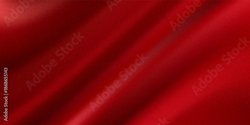 Luxury red satin smooth fabric background. Abstract background luxury red cloth or liquid wave or wavy folds of silk satin background. Red silky fabric. Decoration element for design.