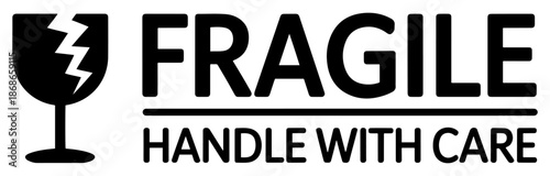 fragile handle with care icon