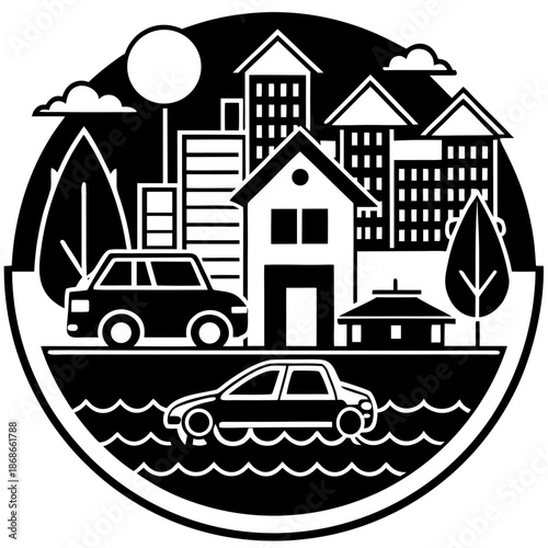 vector illustration of a house