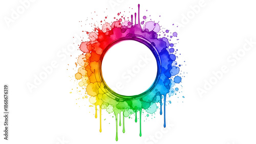 Vibrant color wheel