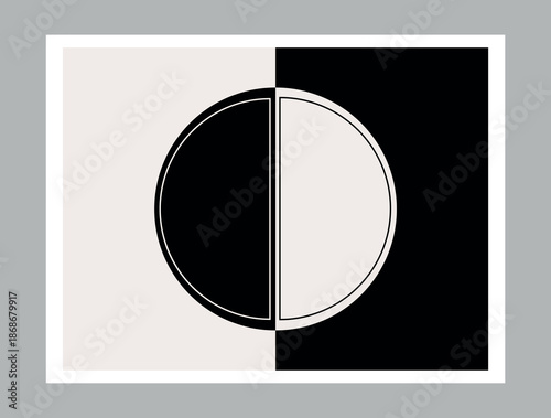 Modern round web button interface vector design template — glossy circular media play icon frame — abstract light technology object illustration for business app UI and digital art projects