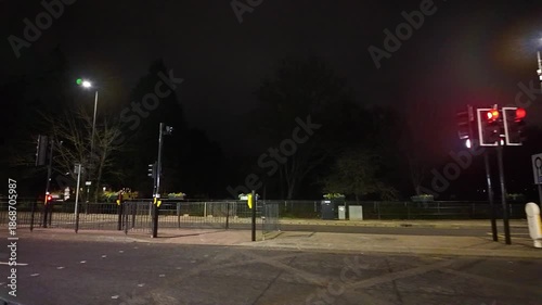 POV handheld shot walking in Bishops Stortford