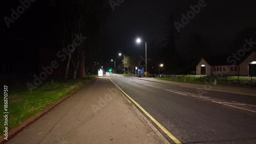 POV handheld shot walking in Bishops Stortford