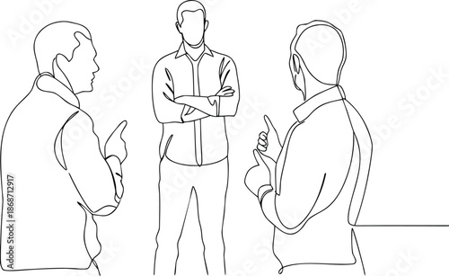 Businesspeople Discussing Strategy, Teamwork Collaboration, Continuous Improvement