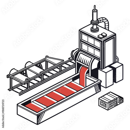 Industrial Float Glass Production Line Showing Molten Glass Floating on Liquid Tin for Perfection
