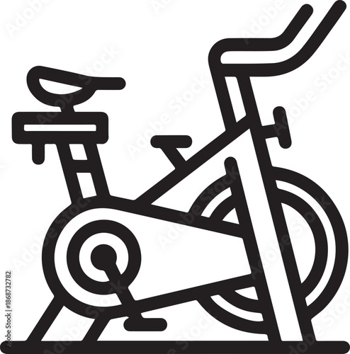 Exercise bike icon