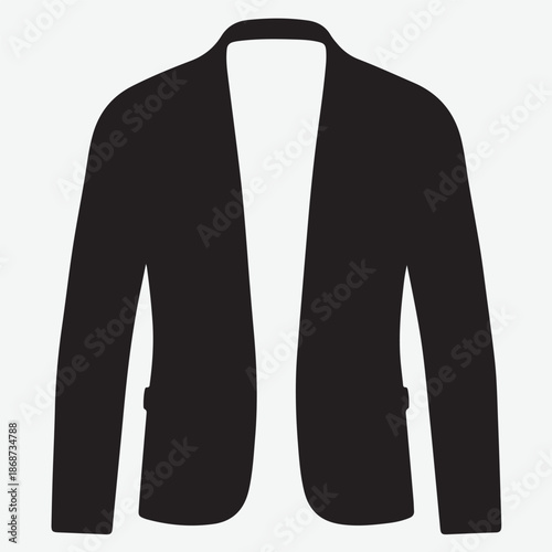 Black open front long sleeve cardigan