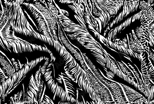 Python skin fabric seamless pattern. Vector illustration.