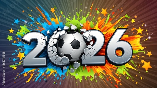 Wallpaper Mural Celebrating the 2026 soccer world cup Torontodigital.ca