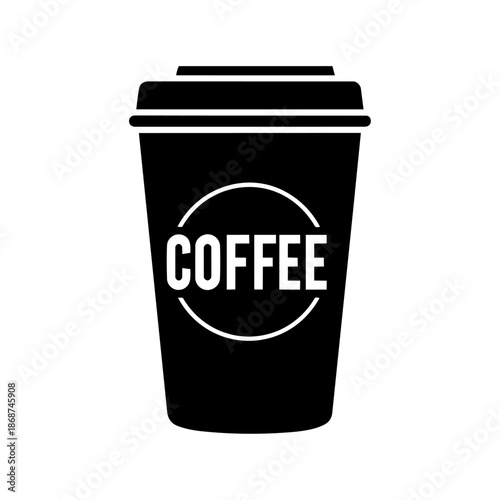 Simple takeaway coffee cup representing daily routine, caffeine culture, comfort, and modern urban lifestyle.