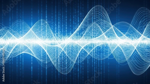 Electronic sound waves in digital matrix