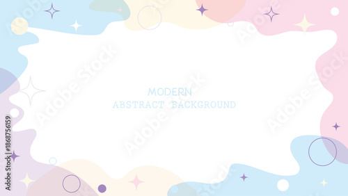 Modern abstract background with pastel colors and starry night sky elements for creative design projects and presentations with modern design