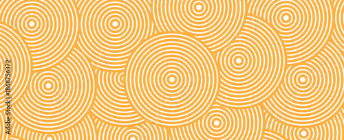 backround Luxury patern Gold Yellow Line Round Shape Abstract , white And Gold backround round shape. vector