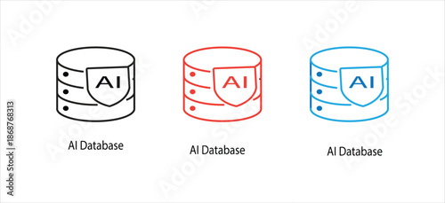 AI Database Three iconic set 