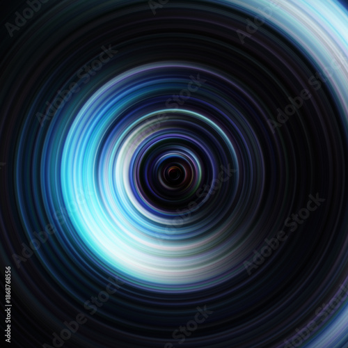 Colorful radial motion effect. Abstract rounded background. Color curves and sphere. Multi color gradient rings and circles wallpaper. Colored texture backdrop and banner.