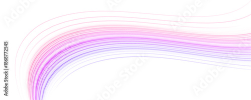 Dynamic neon trails create a fast flowing composition with energy and depth. Light ribbons bend smoothly through digital space. Ideal for futuristic backgrounds, speed concepts, and motion graphics.