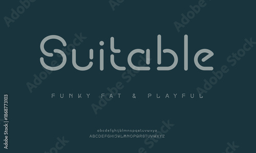 Suitable Font Corporate Display Font is a bold and authentic display font.