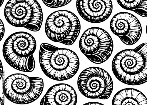 snail shells texture vector background
Vector texture pattern