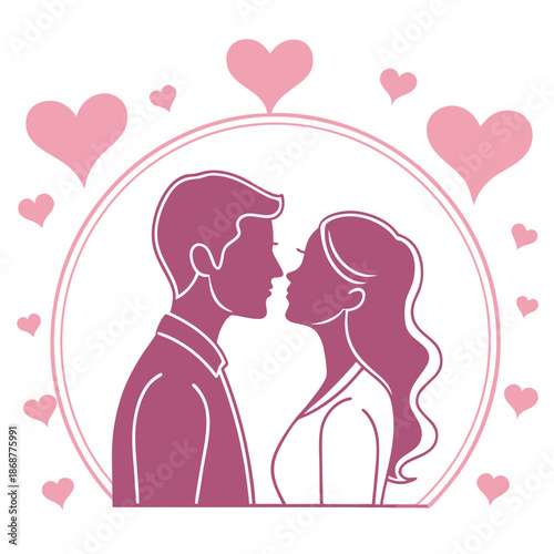 Decorative colorful vector illustration isolated on white background