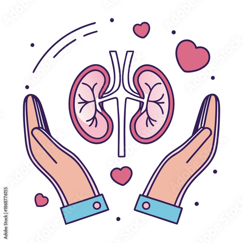 Decorative colorful vector illustration isolated on white background