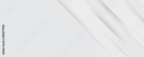 Grey white abstract background paper shine and layer element vector for presentation design. Suit for business, corporate, institution, party, festive, seminar, and talks.