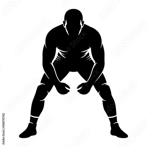 Wrestler Silhouette