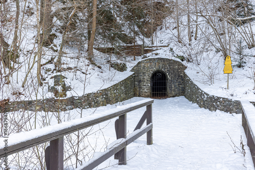 Fototapeta premium Alexisbad Harzgerode Selketal Schwefelstollen