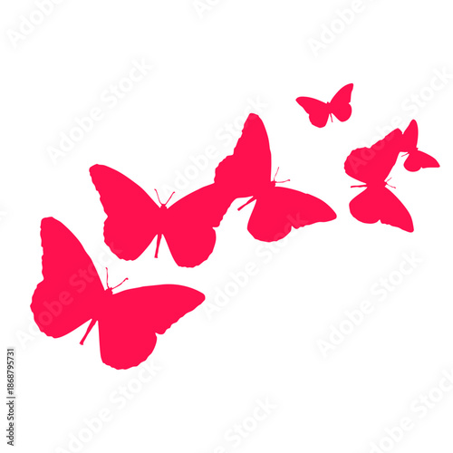 vector illustration of an abstract butterfly