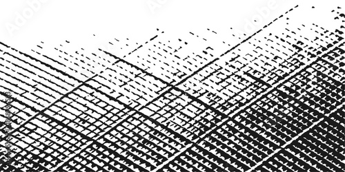 A vintage grunge vector illustration featuring a barbed wire fence frame design with a repeating pattern texture for a web backdrop or wallpaper business